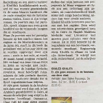 Der Standaard about Khalifa’s “There are no knives”: “We never have enough”!